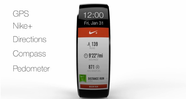 Ngắm bản thiết kế iWatch mang phong cách vòng đeo tay 3Theo Fuse Chicken, iWatch sẽ tập trung vào mảng sức khỏe và hoạt động thể dục của người dùng...