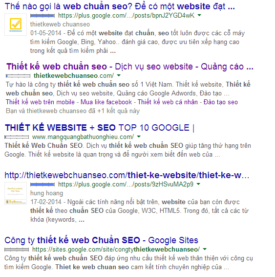 google page hoạt động