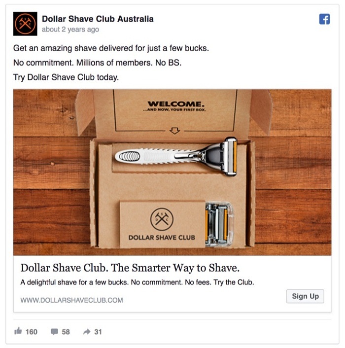 dollar shave club quảng cáo dao cạo râu 