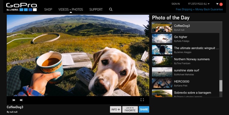 Cách truyền tải nội dung do người dùng sáng tạo thông minh của GoPro