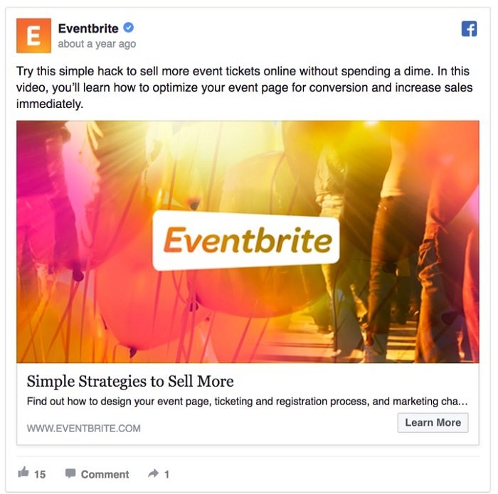 marketing cảm xúc Eventbrite