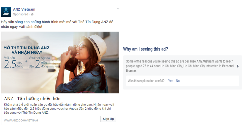 Xem cách người khác chọn đối tượng với Facebook Ads