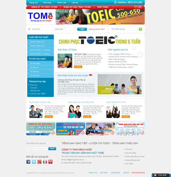 Thiết kế web giáo dục đào tạo tuyển sinh - Thiết kế website giáo dục đào tạo tuyển sinh - Dịch vụ thiết kế web giáo dục đào tạo tuyển sinh