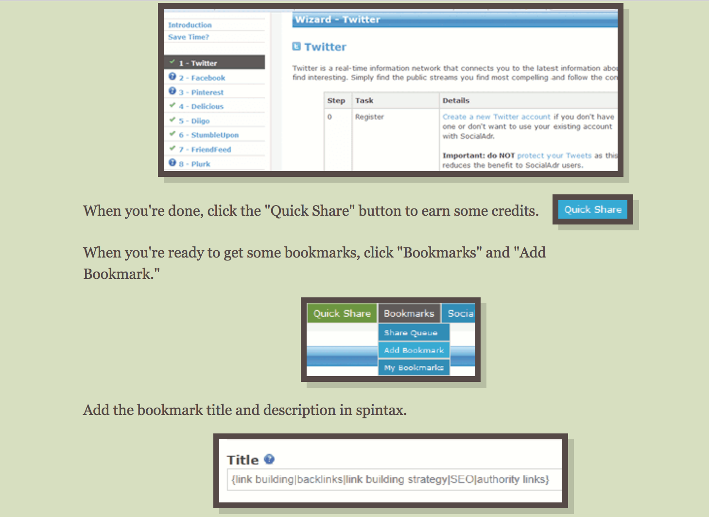 Social Bookmarking