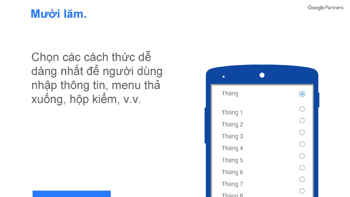 25 nguyên tắc thiết kế trang web dành cho thiết bị di động