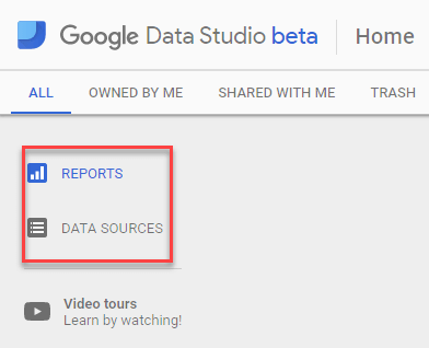 Reports and Data Source