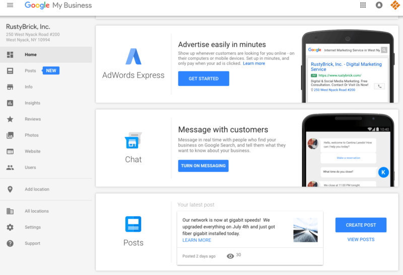 Google tung ra chức năng nhắn tin trong Google My Business