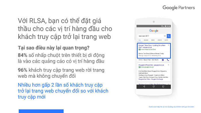 Danh sách tiếp thị lại là gì?