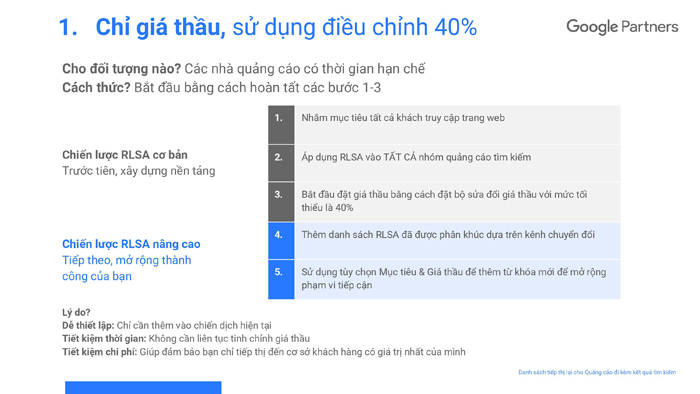 Danh sách tiếp thị lại là gì?