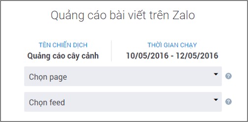 Hướng dẫn quảng cáo zalo