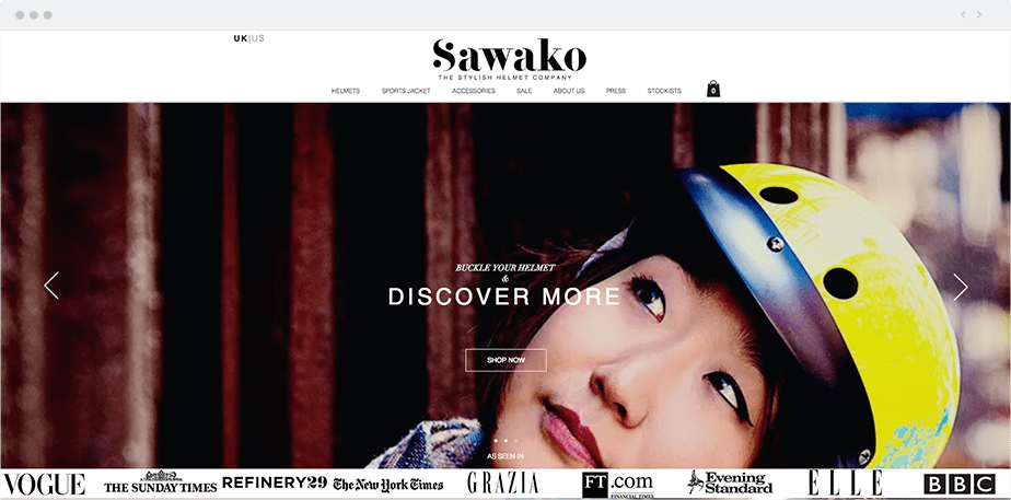 Sawako – Thiết kế mũ bảo hiểm cho xe đạp