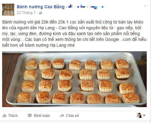 Bán bánh trung thu online