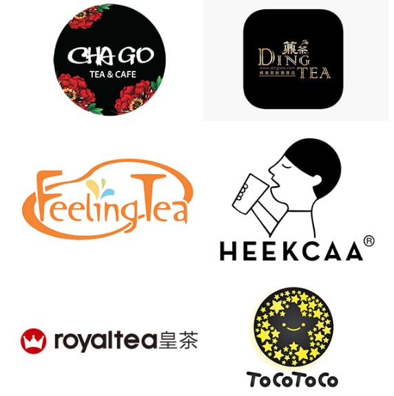 mẫu Logo đẹp ngành trà sữa
