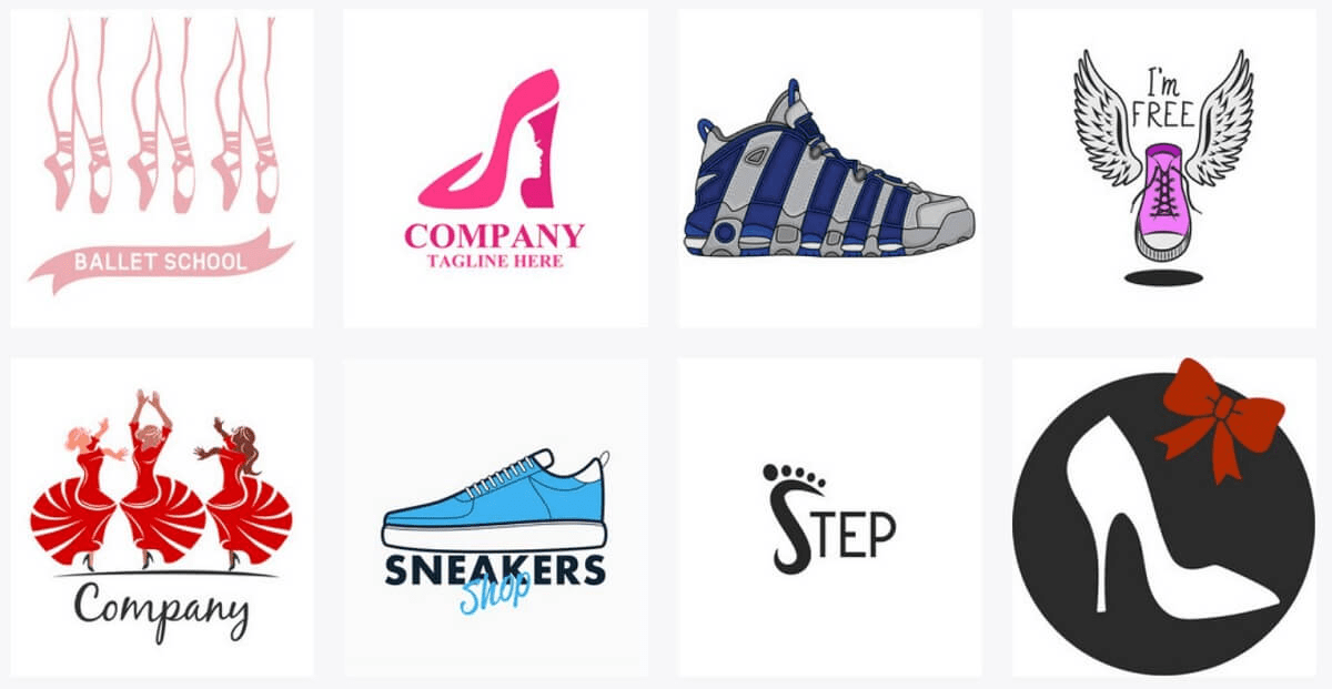 Mẫu logo shop giày đẹp