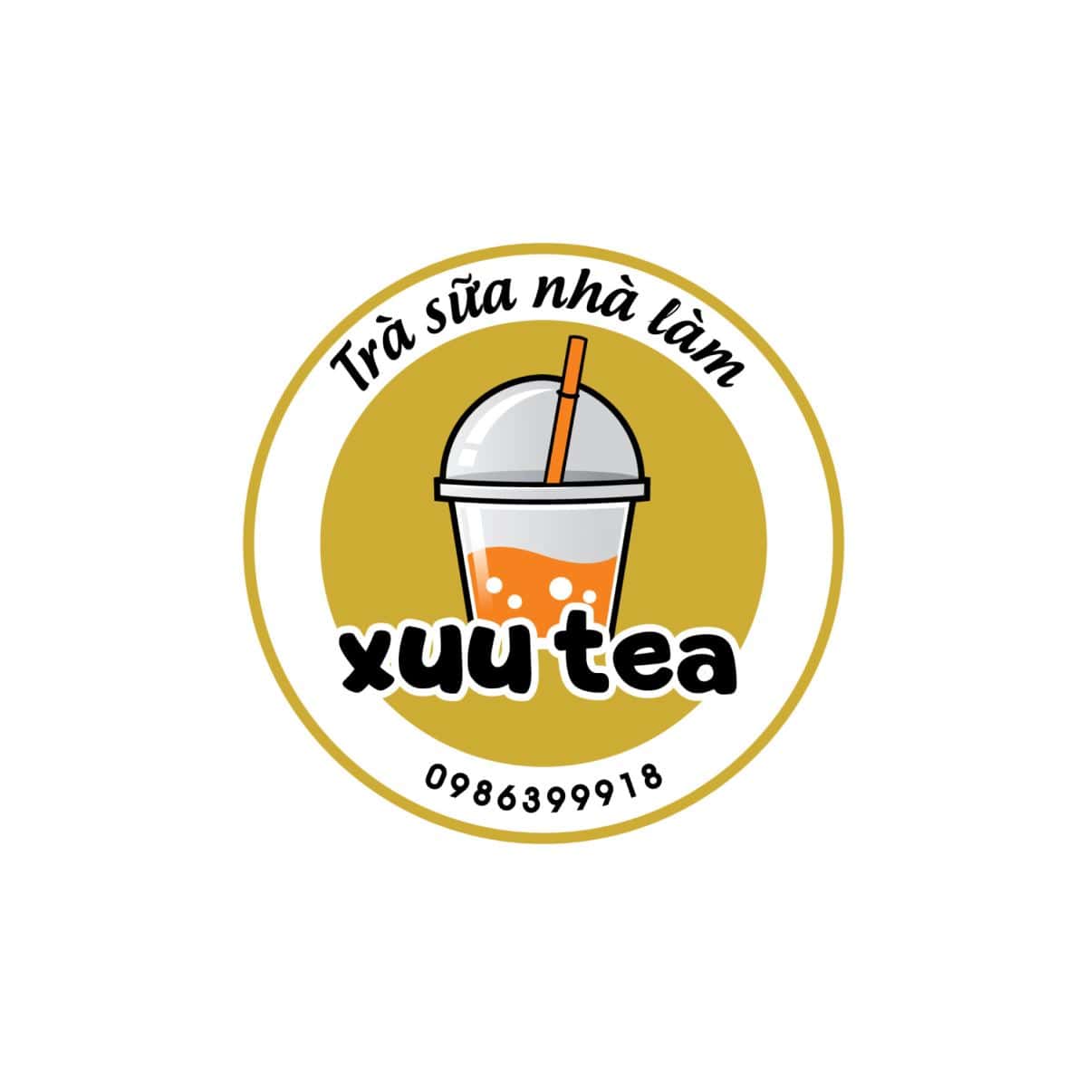 mẫu logo trà sữa đẹp