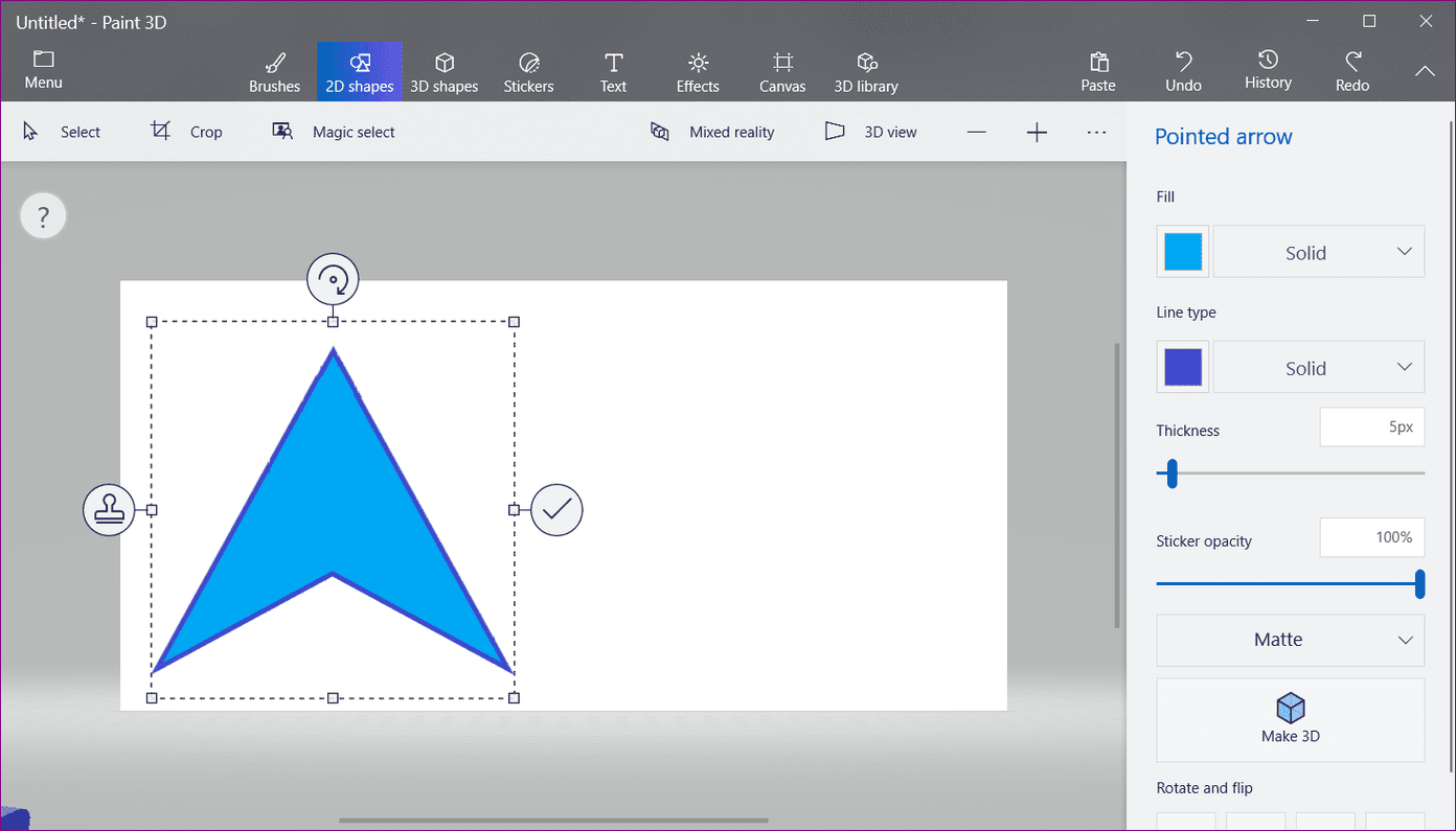 Cách tạo logo trên Paint 3D