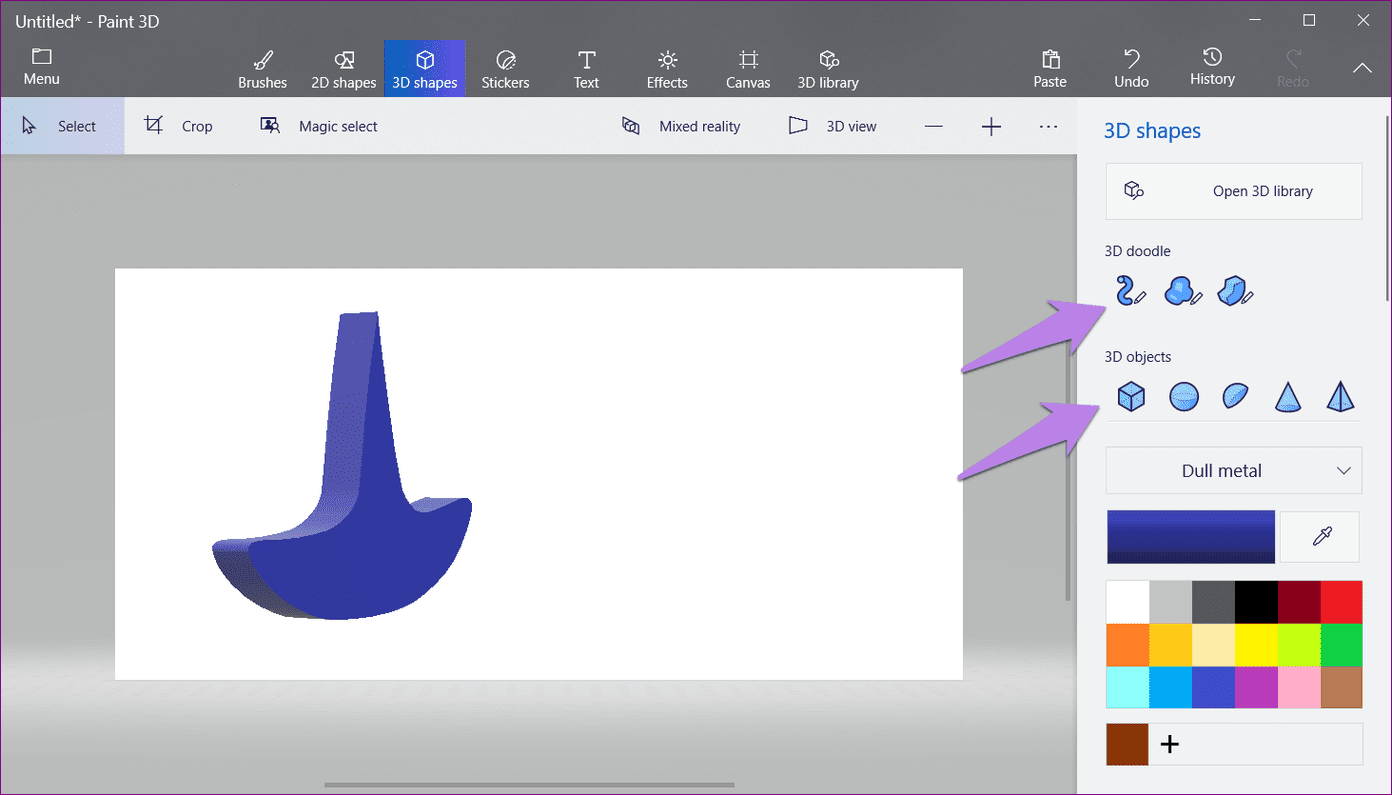 Cách tạo logo trên Paint 3D