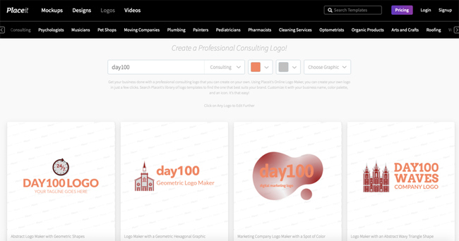 Trang web thiết kế logo online