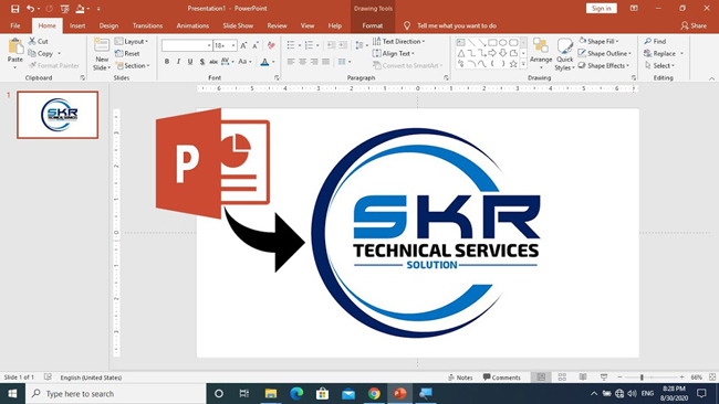 Thiết kế logo bằng PowerPoint