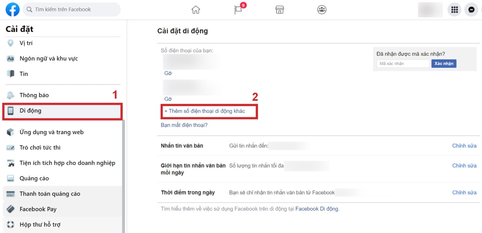 Cách đổi email trên Facebook
