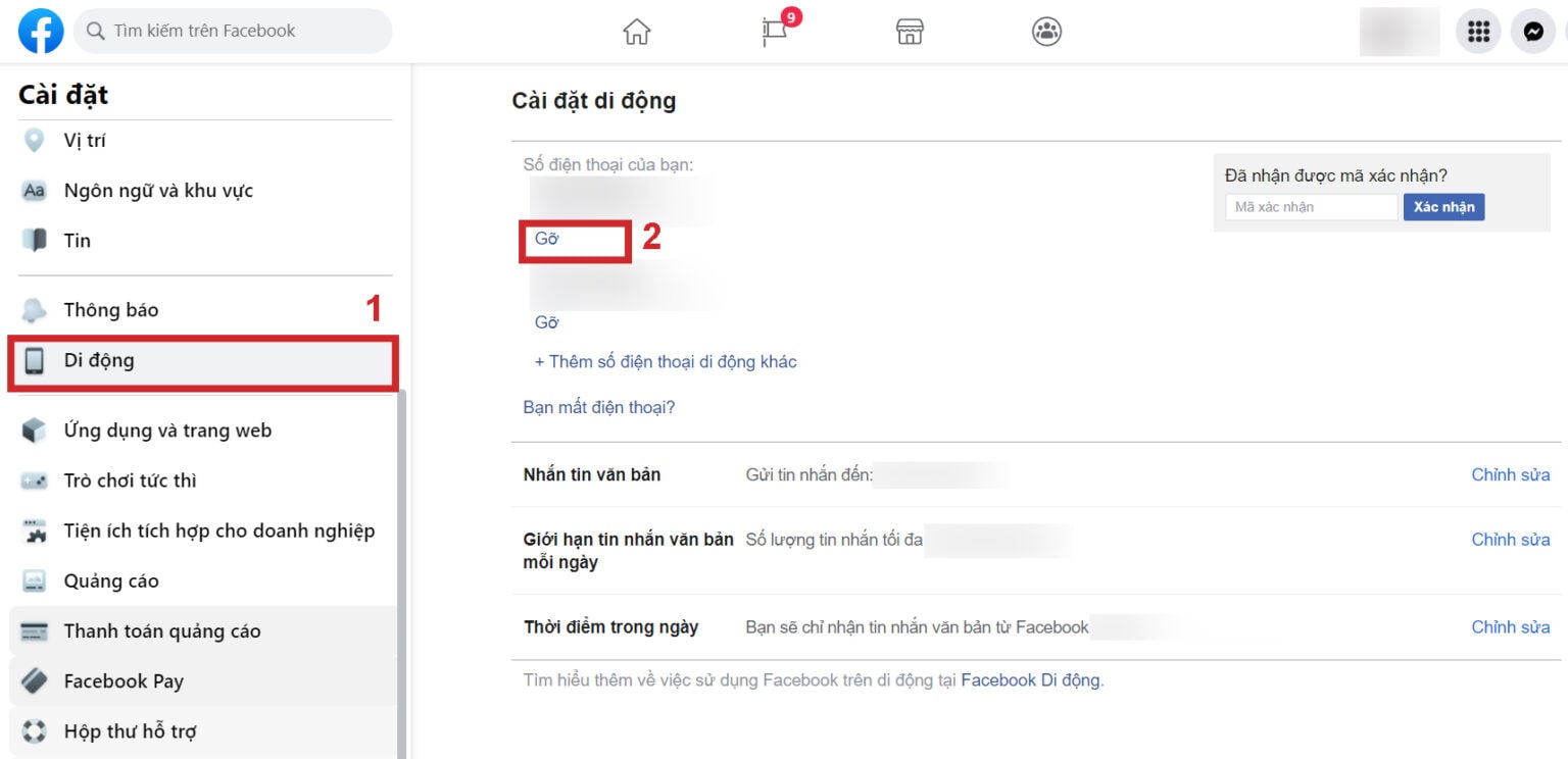 Cách đổi email trên Facebook