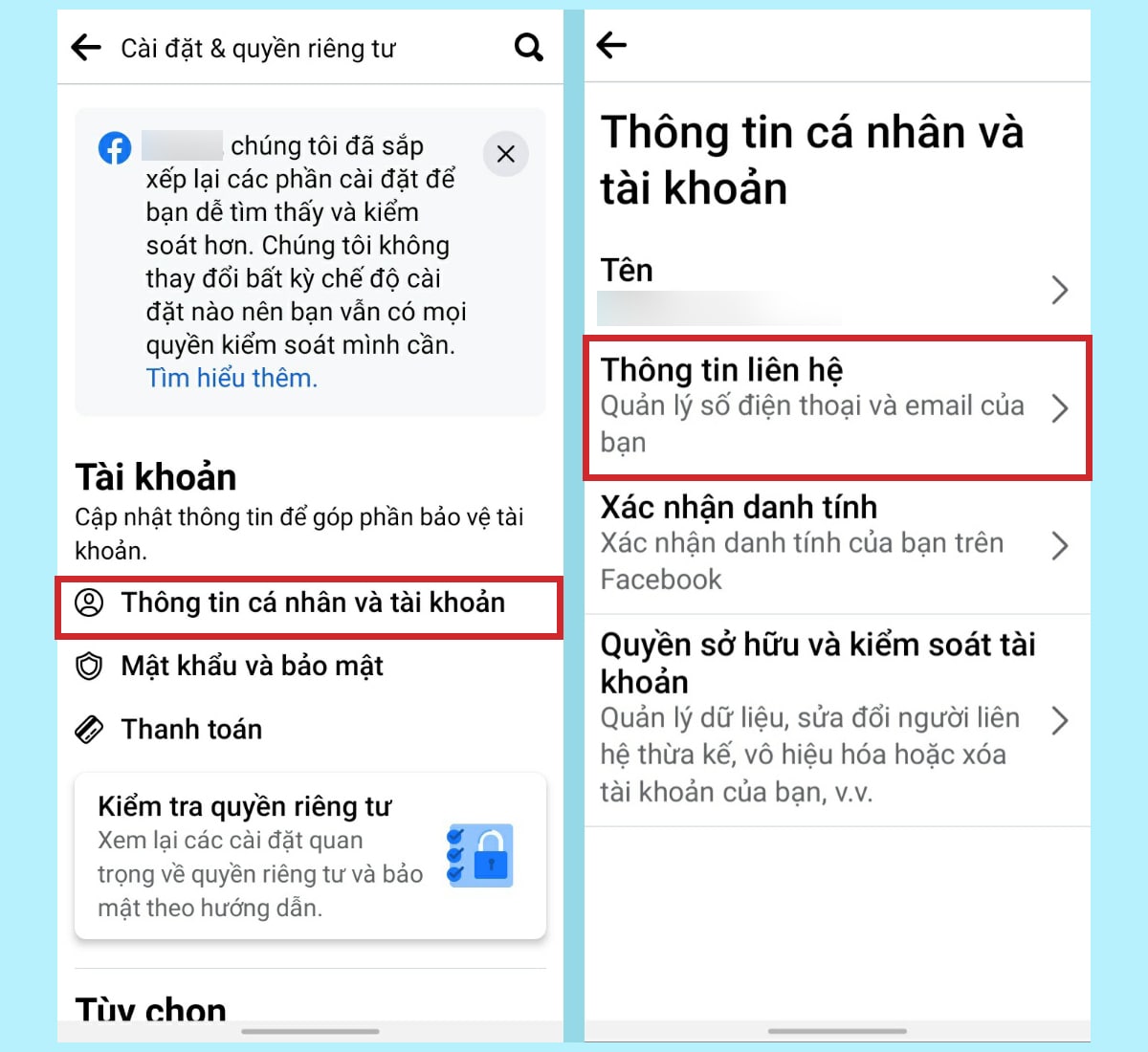 Cách đổi email trên Facebook