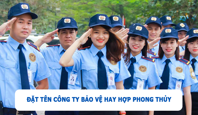 Đặt tên công ty bảo vệ