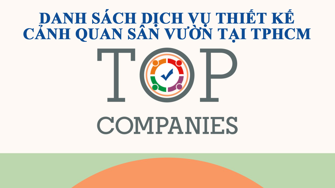 Dịch vụ thiết kế cảnh quan sân vườn tại TPHCM