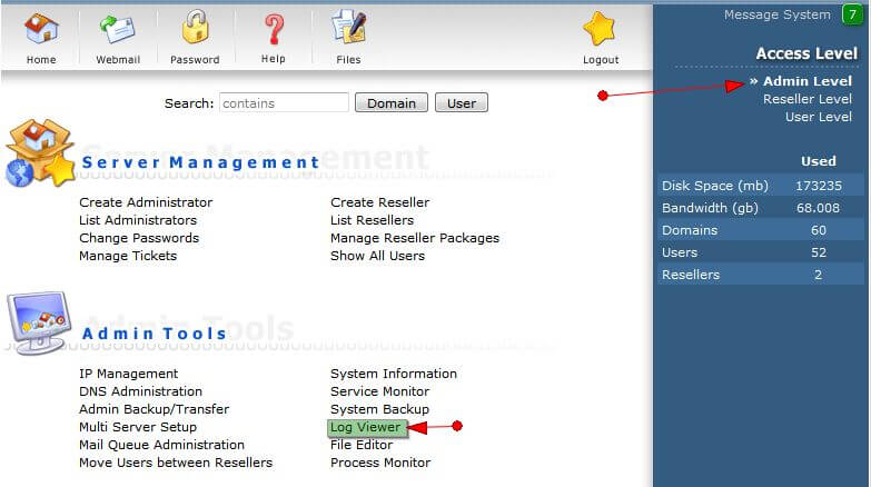 Hướng dẫn sử dụng directadmin