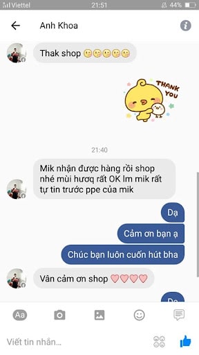 Cách viết feedback hay về nước hoa