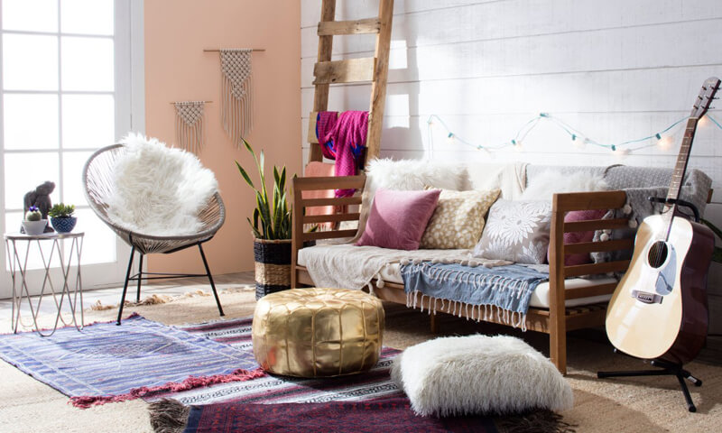 Ghế sofa phong cách Bohemian