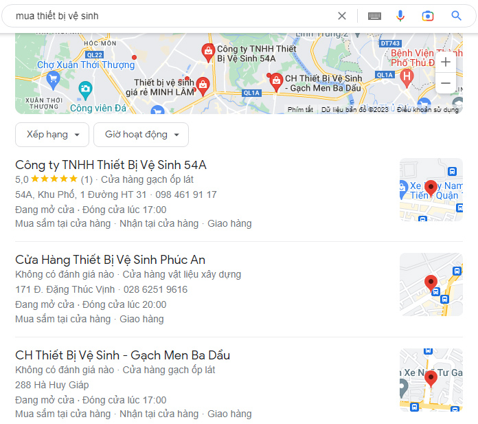 Marketing quảng cáo bán thiết bị vệ sinh