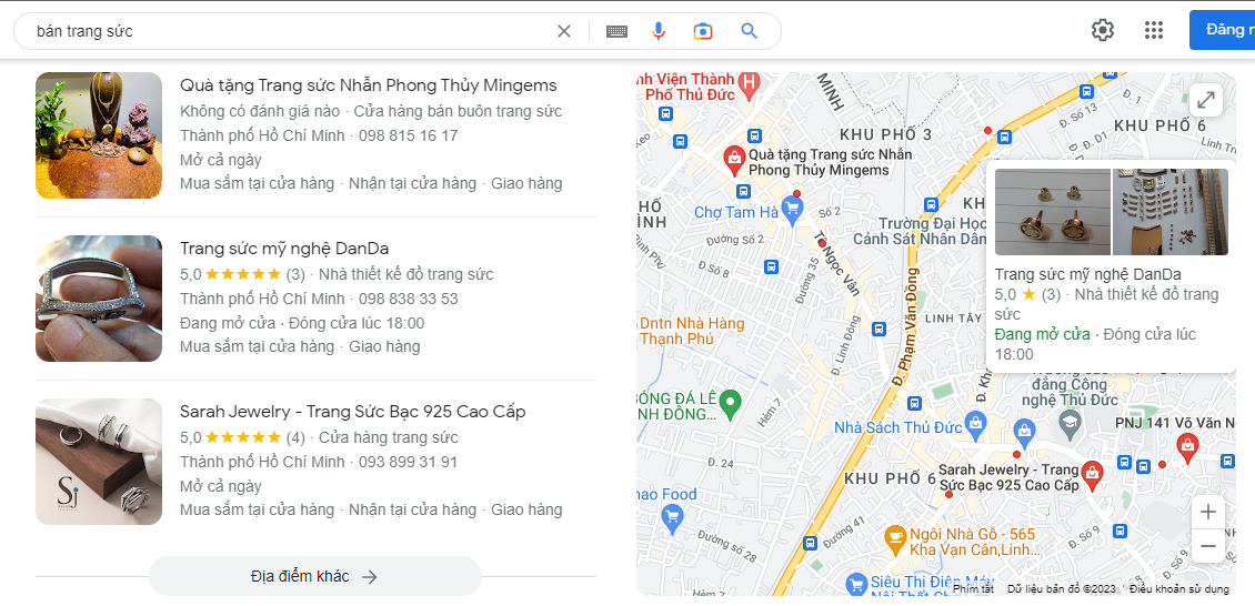 Marketing quảng cáo bán trang sức