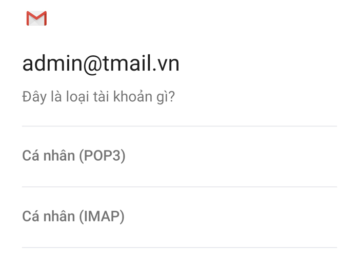 Hướng dẫn cài đặt email tên miền riêng trên Android samsung oppo