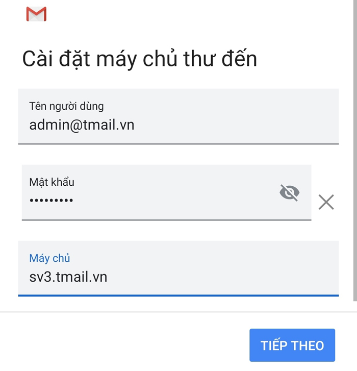 Hướng dẫn cài đặt email tên miền riêng trên Android samsung oppo