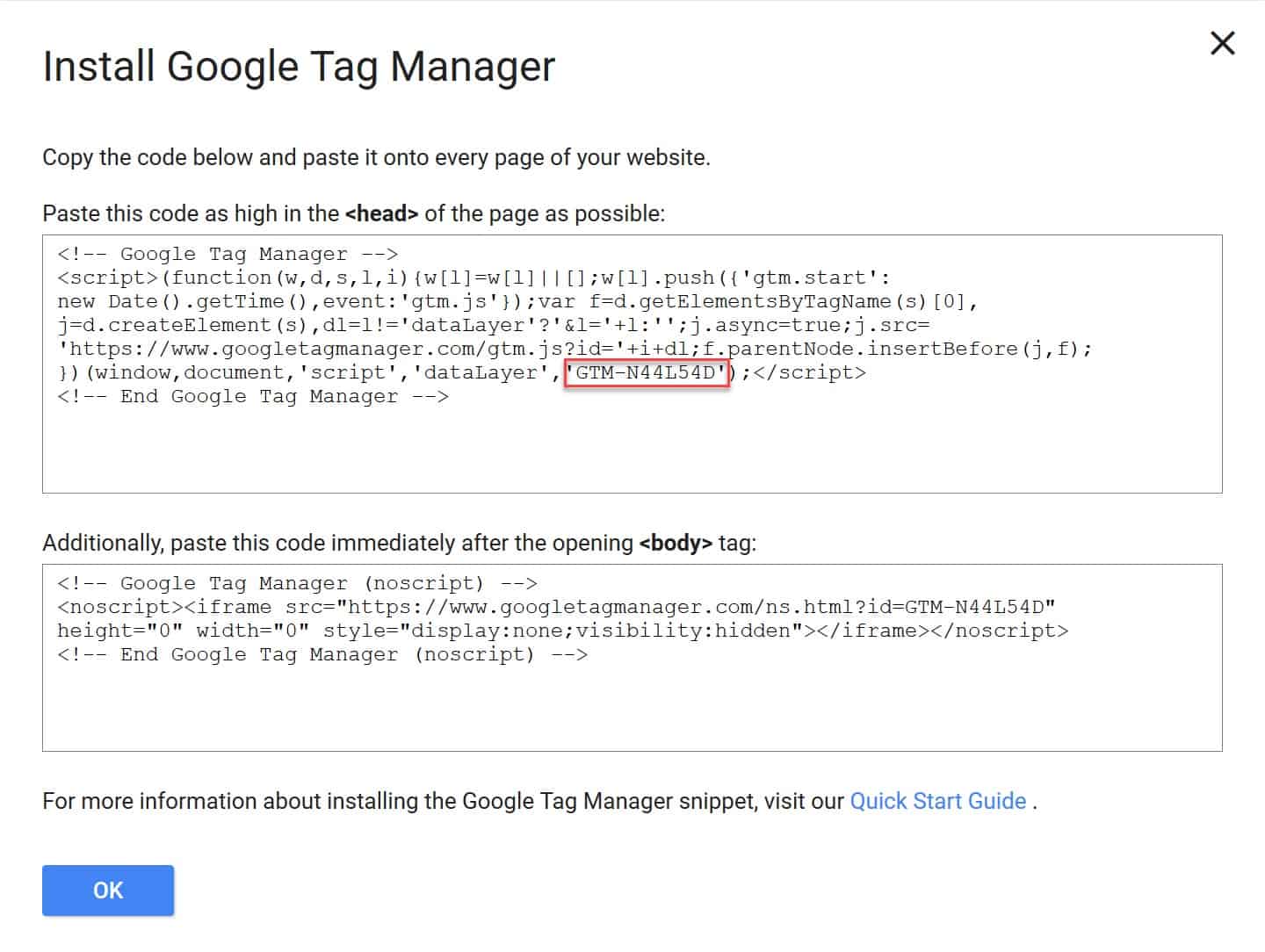 Google tag manager