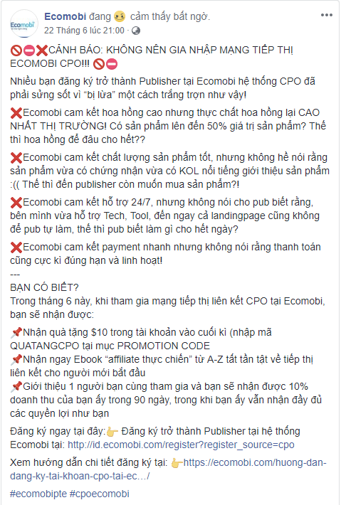 Bài viết quảng cáo về điện thoại