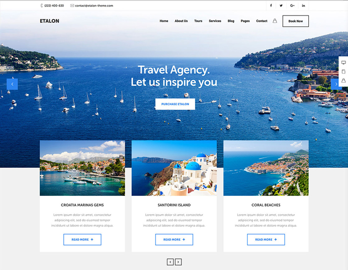 Mẫu thiết kế website du lịch