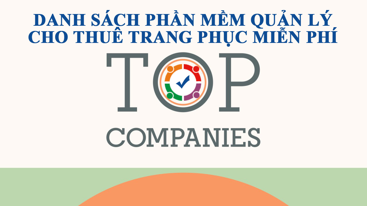 Phần mềm quản lý cho thuê trang phục miễn phí