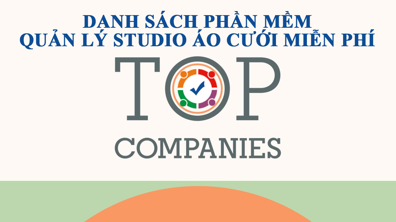 Phần mềm quản lý studio áo cưới miễn phí