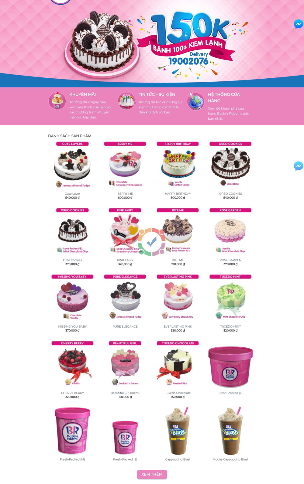 Thiết kế web bán bánh kem