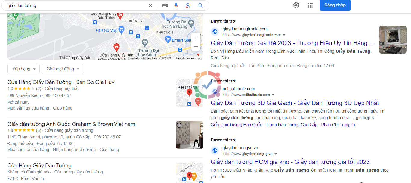 Thiết kế web bán giấy dán tường