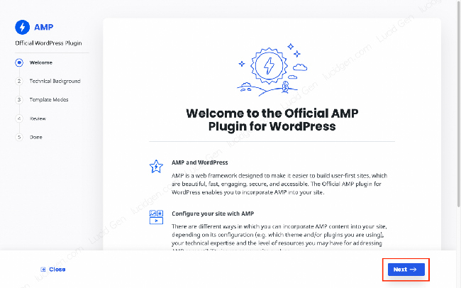 Cài đặt AMP cho website WordPress