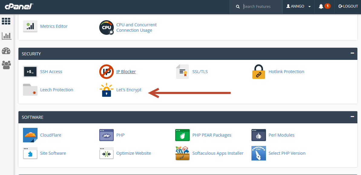 Cài SSL miễn phí cPanel