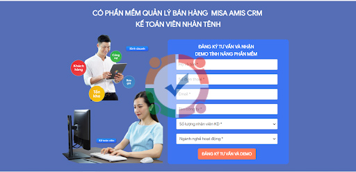 Mẫu landing page thu thập thông tin khách hàng 1