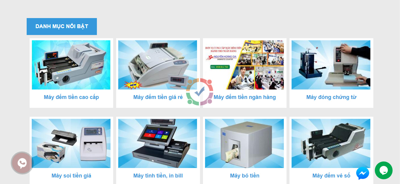 Mẫu web bán máy đếm tiền ra đơn 1