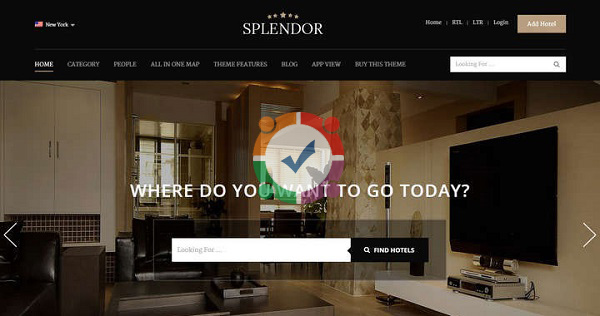 Mẫu website khách sạn đặt phòng online nổi bật ấn tượng