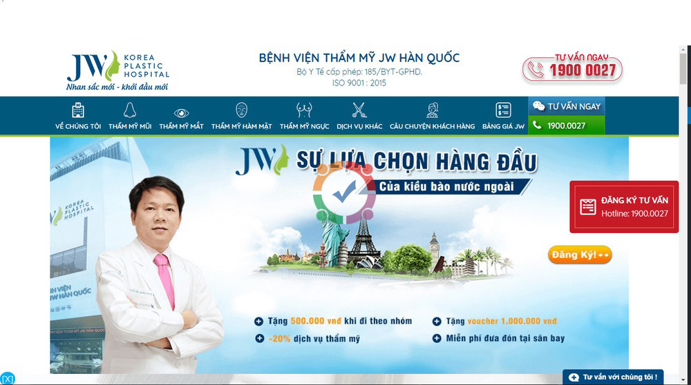 Mẫu web nha khoa bệnh viện phòng khám chữa bệnh