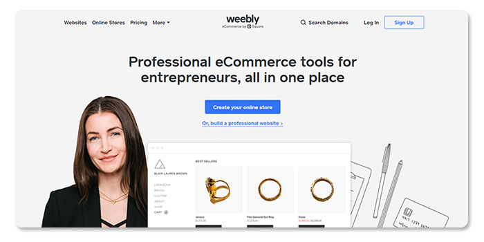 phần mềm làm và tạo website weebly