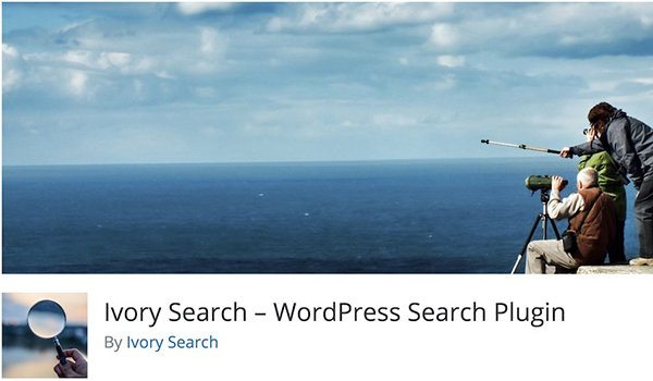 Plugin WordPress tìm kiếm – Ivory Search